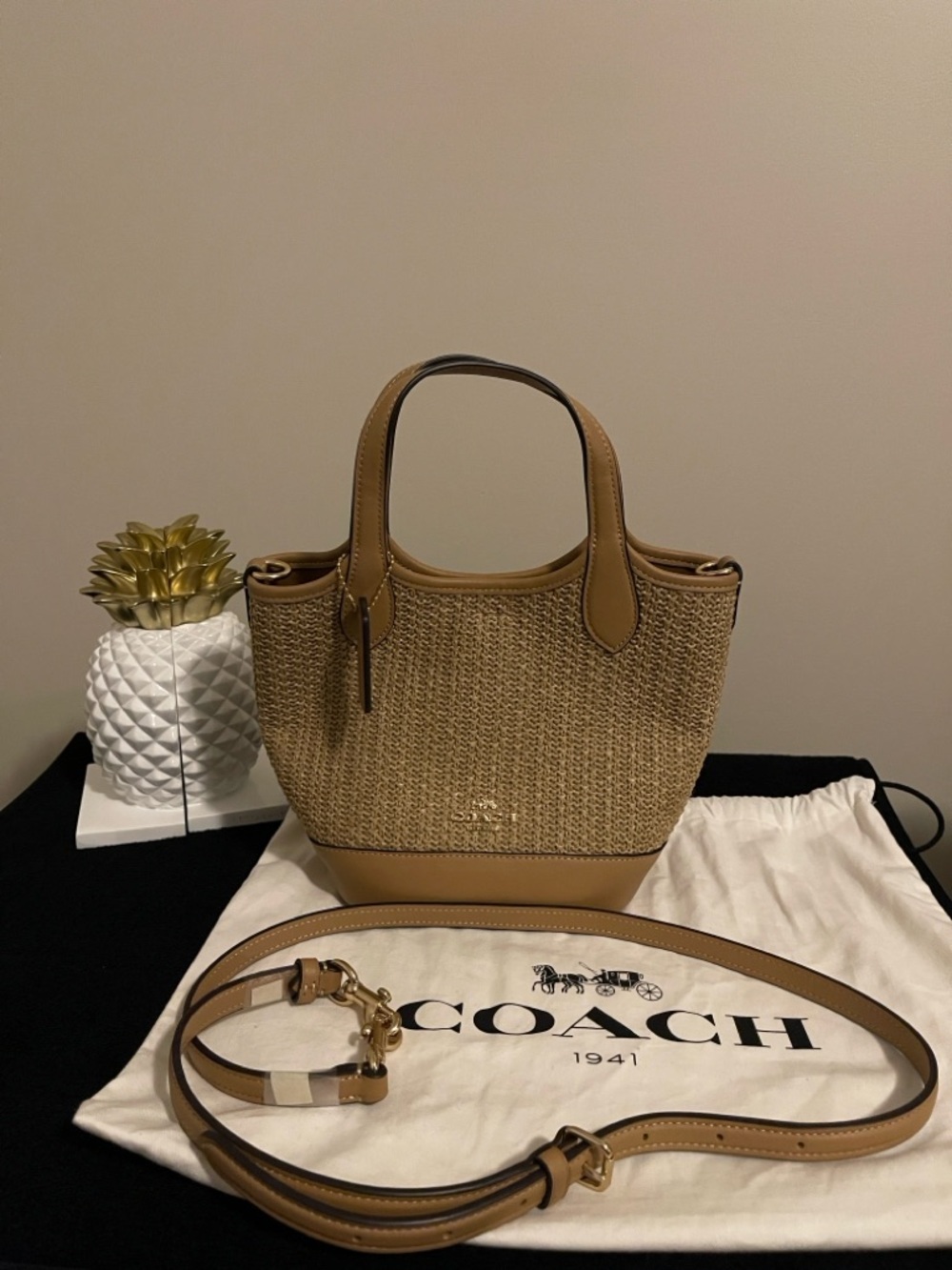 NWOT..Coach Hanna Bucket Bag - Picture 1 of 6